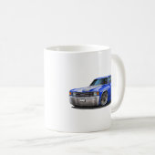 1971-72年のChevelleの青白の車 コーヒーマグカップ (正面右)