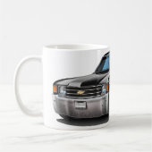 1971-72年のChevelleの黒い車 コーヒーマグカップ (左)