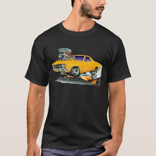 1971-72年のEl Caminoのオレンジのトラック Tシャツ (正面)