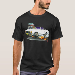 1971-72年のEl Caminoの白黒いトラック Tシャツ