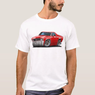 1971-72年のEl Caminoの赤のトラック Tシャツ