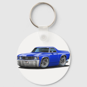 1971-72年のEl Caminoの青のトラック キーホルダー