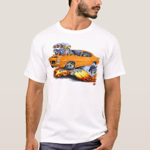 1971-72 GTOのオレンジ車 Tシャツ