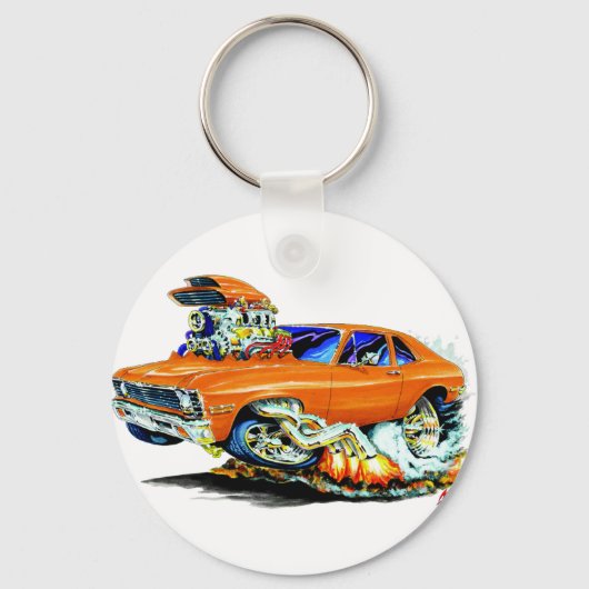 1971-74ノバオレンジカー キーホルダー (正面)