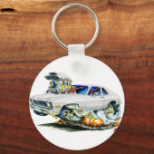 1971-74ノバホワイトカー キーホルダー (正面)