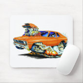 1971-74年の新星のオレンジ車 マウスパッド (マウス)