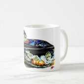 1971-74年の新星の黒い車 コーヒーマグカップ (正面右)