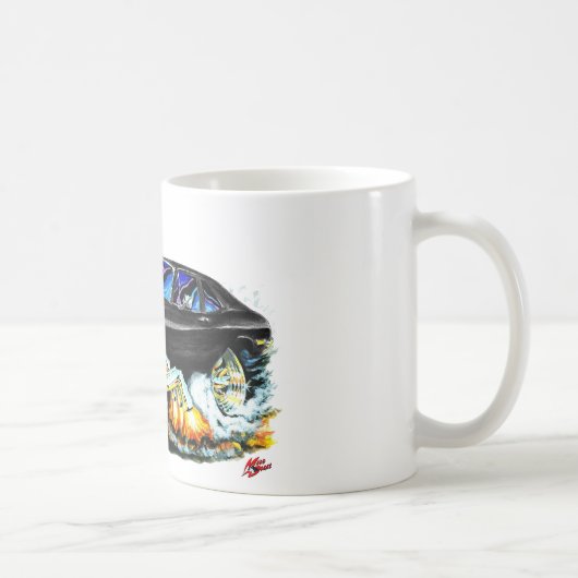 1971-74年の新星の黒い車 コーヒーマグカップ (右)