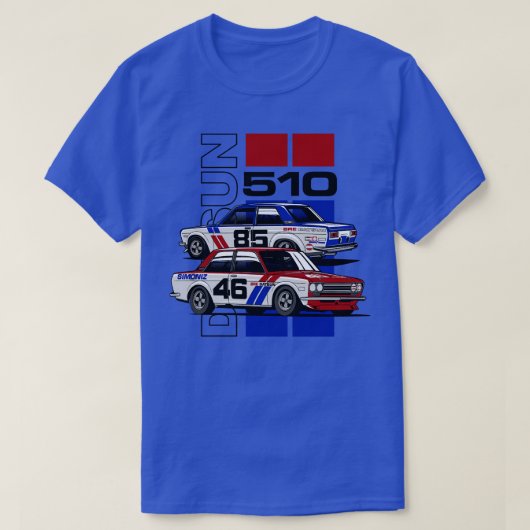 1971 Datsun 510 Trans Am Tシャツ (デザイン正面)