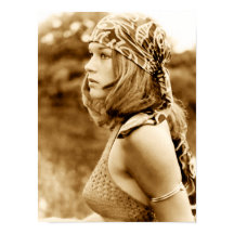 1971 Hippie Chick – アートプリント