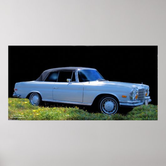 1971 MB 280SE 3.5コンバーチブルポスター ポスター (正面)