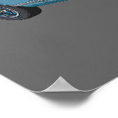 1971 Oldsmobile Cutlass Supreme Muscle Car ポスター (角)