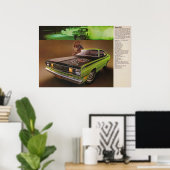 1971 Plymouth Duster 340広告ポスター ポスター (ホームオフィス)