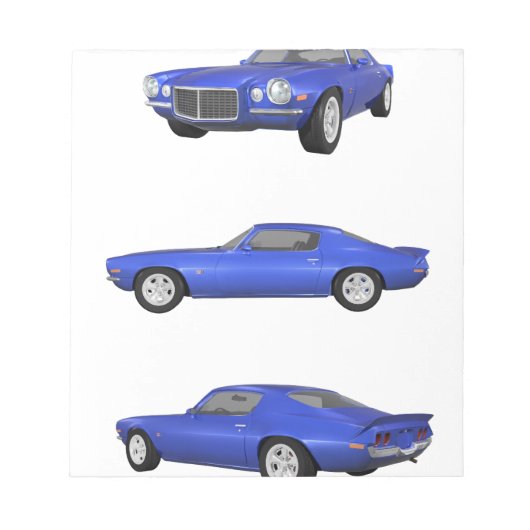 1972カマロ: ノートパッド (正面)