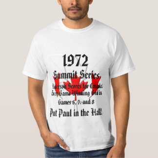 1972チームカナダNHLのホッケー Tシャツ