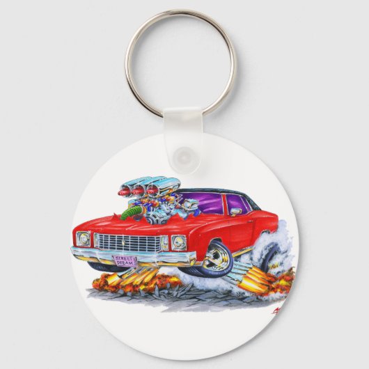 1972モンテカルロレッドカー キーホルダー (正面)