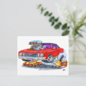 1972モンテカルロレッドカー ポストカード (スタンド正面)