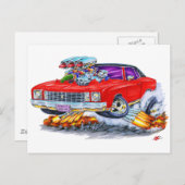 1972モンテカルロレッドカー ポストカード (正面/裏面)