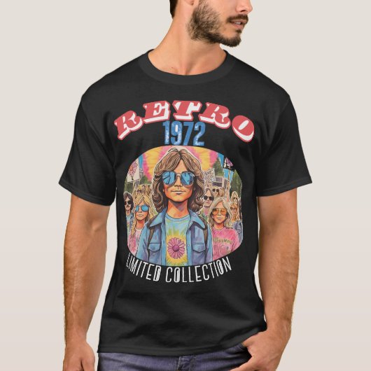 1972レトロ-レトロリバイバル(限定品) Tシャツ (正面)
