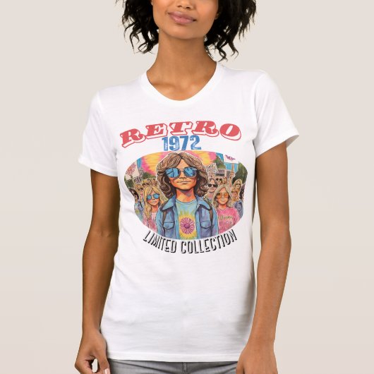 1972レトロ-レトロリバイバル(限定品) Tシャツ (正面)