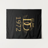 1972年から続く結婚記念日 タペストリー (正面(横))