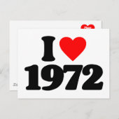1972年が大好き ポストカード (正面/裏面)