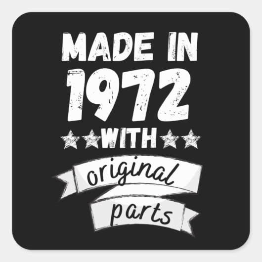 1972年にオリジナル部品で スクエアシール (正面)
