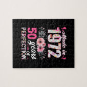 1972年に完成50日ギフトの50年で作られた ジグソーパズル (横)