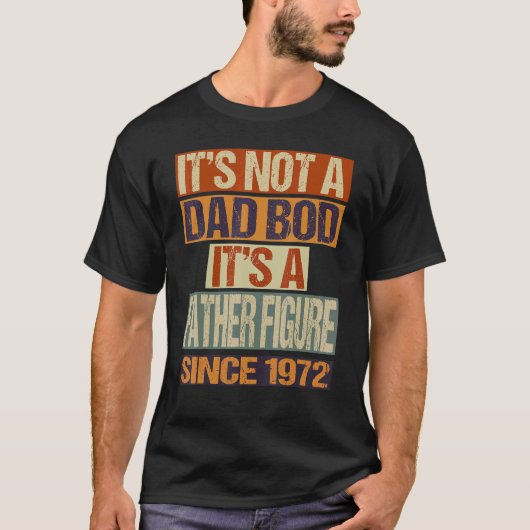 1972年のファテ以来、パパのBod父親の姿ではない Tシャツ (正面)