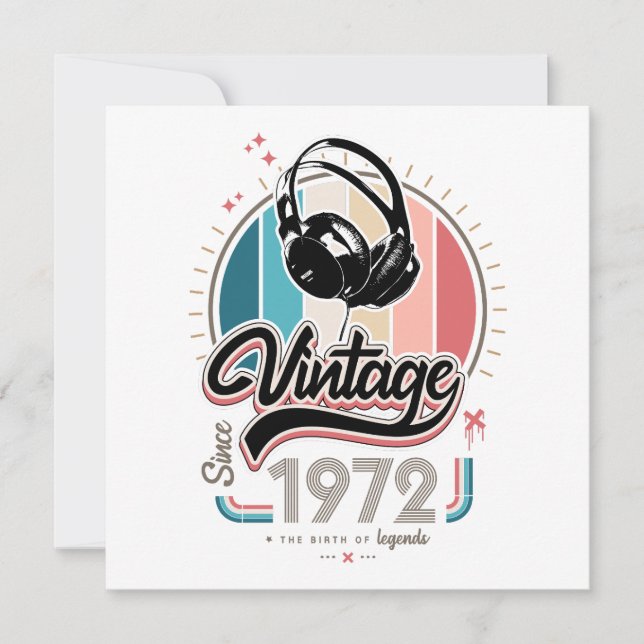 1972年のヘッドフォン以降のヴィンテージ (正面)