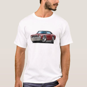 1972年のモンテカルロのあずき色黒い上車 Tシャツ