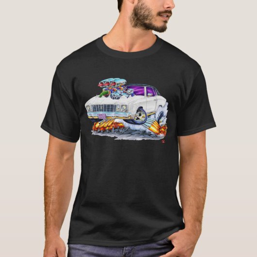 1972年のモンテカルロの白車 Tシャツ (正面)