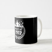 1972年の卒業又は懇親会デザイン コーヒーマグカップ (正面右)