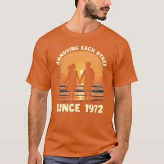 1972年の記念日から悩み合う Tシャツ
