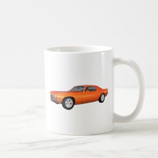 1972年のCamaro: 筋肉車: オレンジ終わり: コーヒーマグカップ (右)