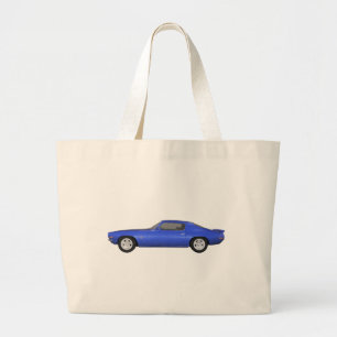 1972年のCamaro Z28: 筋肉車: 青い終わり: ラージトートバッグ