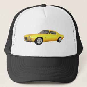 1972年のCamaro Z28: 筋肉車: 黄色い終わり: キャップ