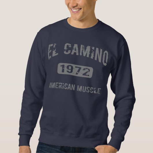 1972年のEl Caminoのスエットシャツ スウェットシャツ (正面)