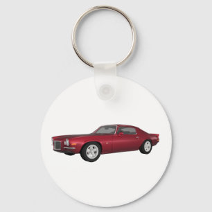 1972年カマロ:マッスルカー:Candy Apple Finish: キーホルダー