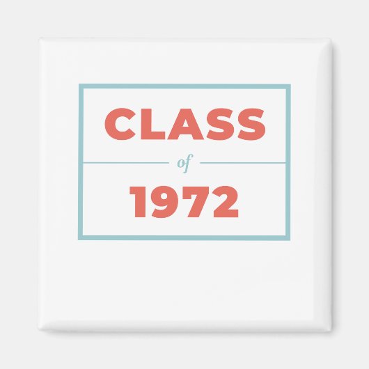 1972年クラス マグネット (正面)