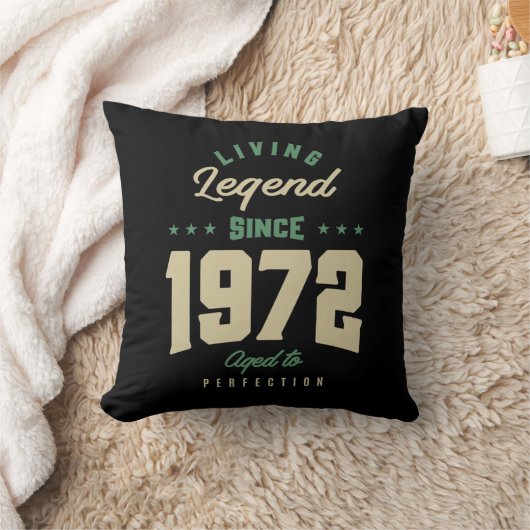 1972年以来の伝説の誕生日ギフト クッション (ブランケット)