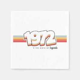 1972年伝説の誕生 スタンダードカクテルナプキン