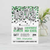 1972年度高校同窓会招待状 招待状 (スタンド正面)