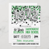 1972年度高校同窓会招待状 招待状 (正面/裏面)