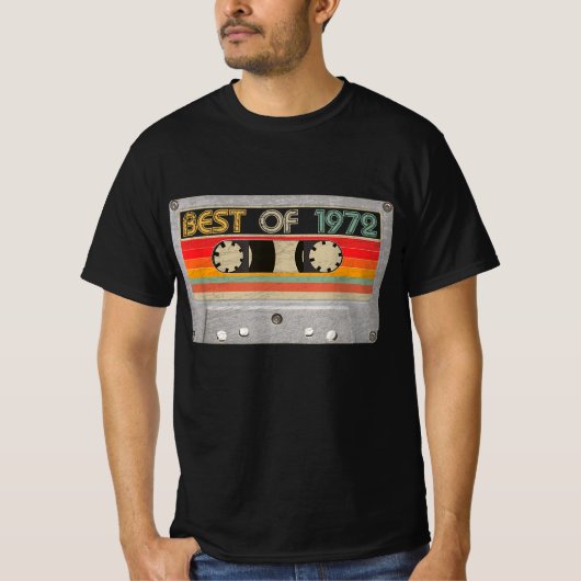 1972年最高ののカセットテープヴィンテージ1972年のギフト Tシャツ (正面)