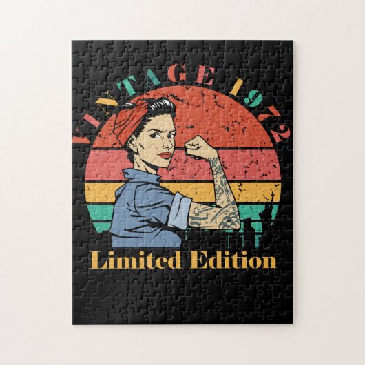 1972年生まれのヴィンテージ ジグソーパズル (縦)