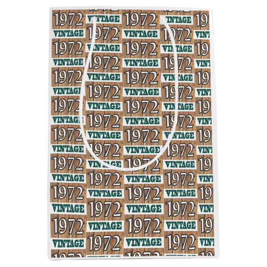 1972年生まれ中抱き枕 ミディアムペーパーバッグ (正面)