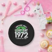1972年素晴らし閏年日以後2月29誕生日 ペーパープレート (パーティー)
