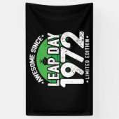 1972年素晴らし閏年日以後2月29誕生日 横断幕 (縦)