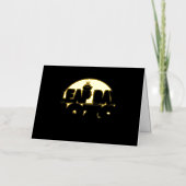 1972年素晴らし閏年日以後2月29誕生日 箔グリーティングカード (正面)